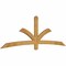 Ekena Millwork Davenport Rough Sawn Timber Gable Bracket, Western Red Cedar, 96"W x 32"H x 2"D x 4"F, 8/12 Pitch GBW096X32X0204DAV00RWR - alternate 4